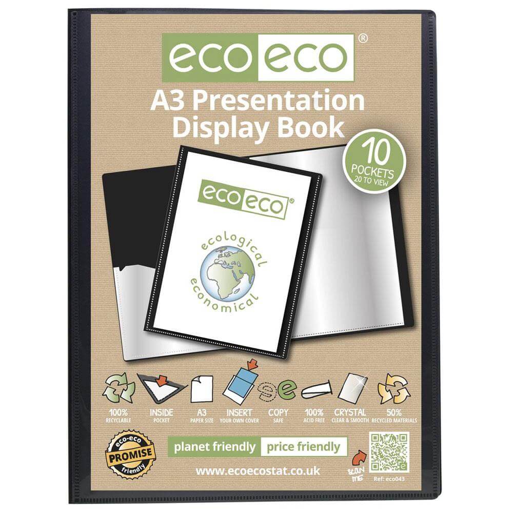 Eco Eco A3 10 Pocket Presentation Display Book